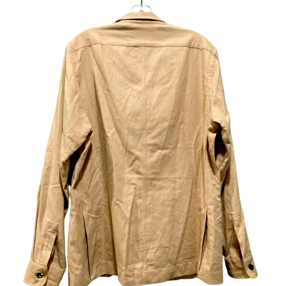 NWT Emanuel Berg Beige Ryan Cotton Shirt Jacket - Sz 50